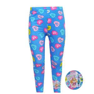 Nickelodeon Paw Patrol Skye & Everest leggings за момичета, сини със сърца и отпечатъци от лапи - Бебе & Малко дете