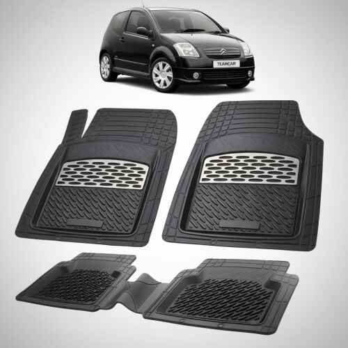 Autószőnyeg Citroen C2 Első generáció kompatibilis 2003-2009, ezüst 158639536 - Autószőnyeg