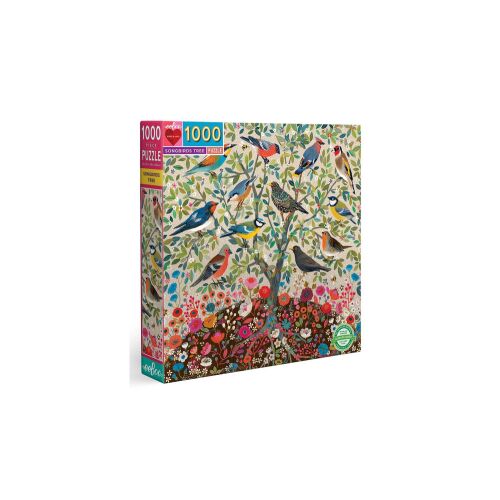 EeBoo 1000 db-os puzzle - Songbirds Tree pc (PZTSBD) 158650041 - Puzzle