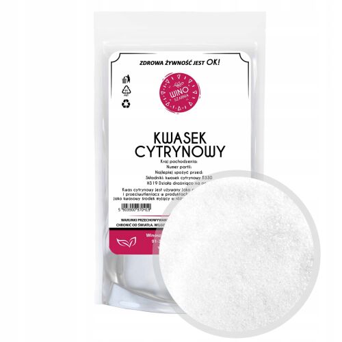 Élelmiszeripari minőségű citromsav E330 - 1 kg