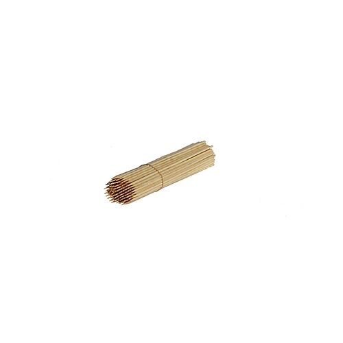 Készlet 100 bambusz hurkapálcából, 20 cm hosszú, 3 mm vastag, ideális grillezéshez és kebabhoz - Hurkapálca
