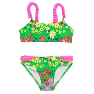 boboli Bikini mit tropischem Blumenmuster, pink/grün, 8 Jahre (128 cm) - Bademode für Kinder