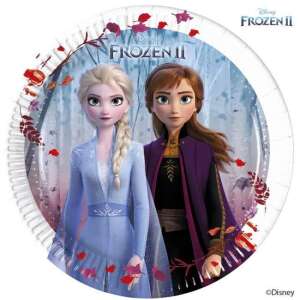 Disney Frozen II 8 броя хартиени чинии, 19,5 cm, с Елза и Ана - Реквизит за партита