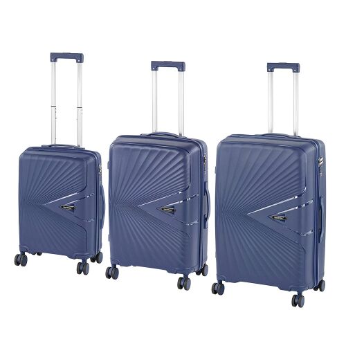 Leziter TraveLux Endure gurulós bőrönd szett kék 158704713 - Divat és öltözködés