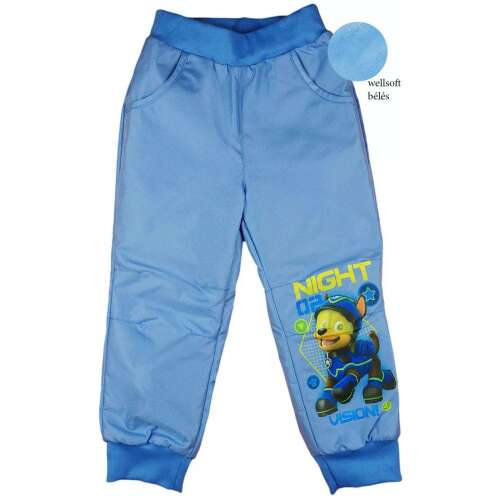 Pantaloni impermeabili căptușiți Paw Patrol Night Patrol pentru băieți, 18-24 luni (92 cm)