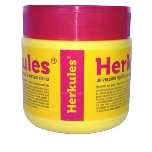 Hercules univerzális ragasztó 500gr, általános célú ragasztó papírhoz, fához, parafához, bőrhöz és szövethez - Építőipari ragasztó