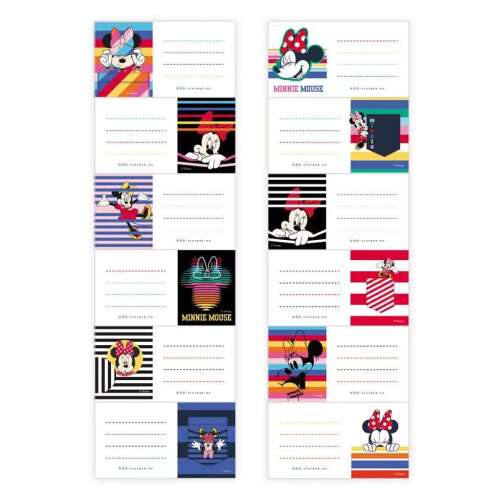 Lizzy Card Disney Minnie Füzetcímke 12db