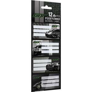 Lizzy Card Füzetcímke 12 db-os,  Ford GT