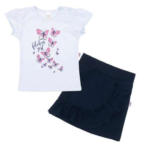 New Baby Baba póló szoknyával New Baby Butterflies kék 3-6 hó (68 cm) 94930395