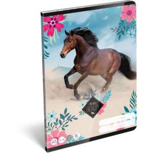 Caiet liniat Lizzy Card pentru clasa a 3-a, model cal, dimensiune A5, 32 pagini - Caiete