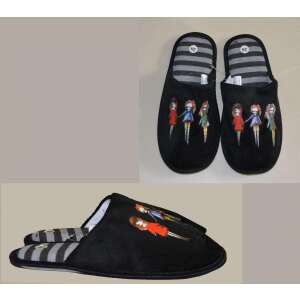 SPROX Női Papucsok Lányos Mintával, Fekete, 38-as Méret - Sprox