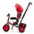 Gyerek háromkerekű bicikli  Baby Mix Lux Trike rózsaszín 94921815}