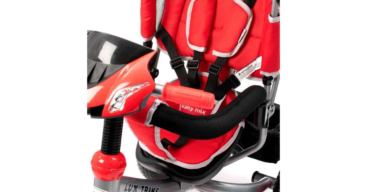 Gyerek háromkerekű bicikli Baby Mix Lux Trike sötét szürke