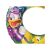 Prim-plan cu Daisy Duck pe colacul de înot Mickey Mouse