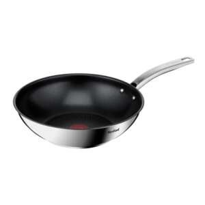 Tefal Intuition B8171944 wok pan, stainless steel, non-stick, titanium coating, Thermo-Signal technology, induction compatible - Tefal