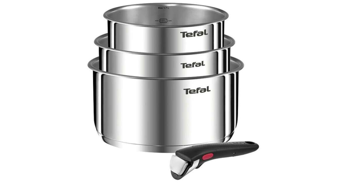 TEFAL Ingenio Preference Induction Stainless Steel 12-piece Set