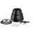 Tefal Ingenio Unlimited L7639002 cookware set, 13 pieces, black, aluminum, includes pots, pans, lids, and detachable handles