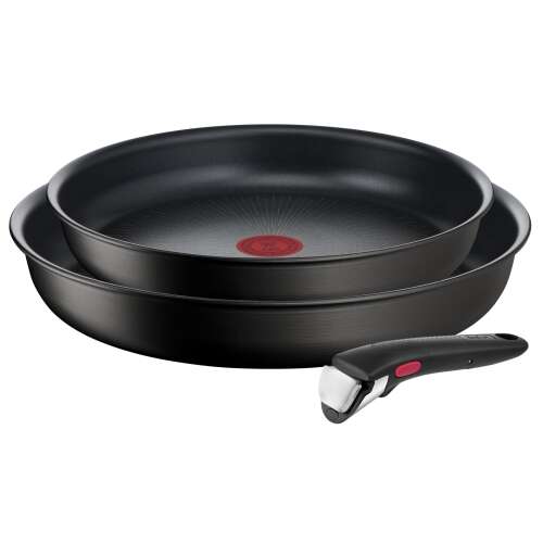 Sada riadu Tefal Ingenio Unlimited L7638942, 2 diely, čierna, hliník, nepriľnavý, vhodný do rúry, umývačka riadu