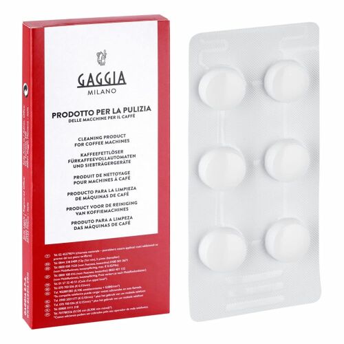 Gaggia Coffee Machine Cleaning Tablets - 6 x 1.6g Descaling Tablets