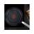Tefal Intuition stainless steel frying pan with titanium non-stick coating in use
