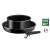 Set posuđa Tefal Ingenio Cook N Clean od 3 dijela, s tavom, loncem i odvojivom ručkom, sigurnim neprianjajućim premazom, bez PFOA, proizvedeno u Francuskoj