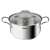 Tefal Intuition 3L stainless steel pot with lid, perfect for cooking pasta, soups, and stews