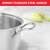 Tefal Intuition stainless steel saucepan handle
