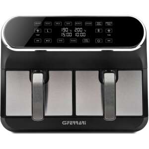 G3 Ferrari G10150 Dual Air Fryer, black and silver - Air fryer