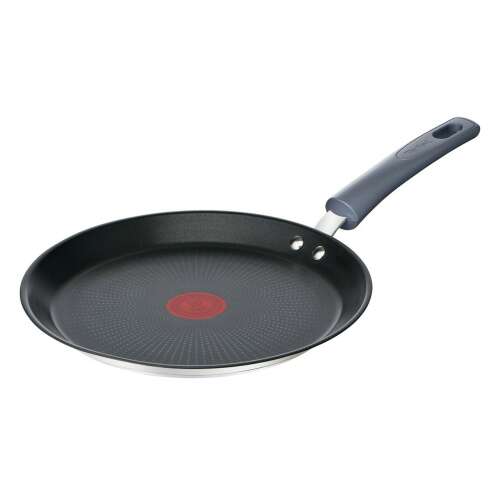 Tefal Daily Cook 25cm crepe pan with grey handle and red Thermo-Spot