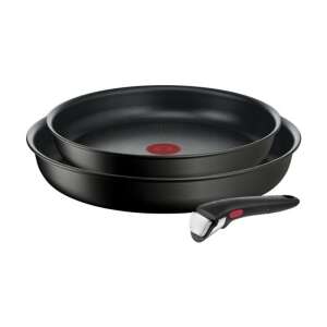 Tefal Ingenio Unlimited L7639032 edénykészlet, 3 darabos, fekete, tapadásmentes, titán, thermo-signal, indukciós főzőlaphoz - Tefal Serpenyő