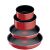 Tefal Ingenio Easy Cook & Clean On cookware set, red, pots and pans, stackable, detachable handle