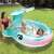 Intex Whale Sprinkler Pool, inflatable pool for kids, blue whale design, water spray feature, kids playing in the pool