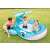 Piscină Intex cu pulverizator în formă de balenă, piscină gonflabilă pentru copii, balenă albastră, funcție de pulverizare a apei, copii care se joacă în piscină