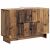 vidaXL Széf fiókkal Antik Fa 89 x 34,5 x 60 cm Szerelt Fa 177522268