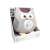 Fun4me Soft Baby Toys Nyugtató Bagoly Zenélő Éjszakai Fény Projektor, szürke plüss bagoly fényekkel és hangokkal, csecsemőknek és kisgyermekeknek