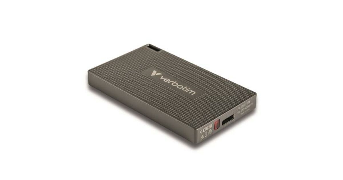 Verbatim | SSD | Extern | 512 GB | USB-C | USB 3.2 Gen 2