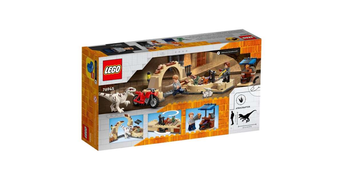 LEGO Jurassic world urmarirea lui atrociraptor 76945