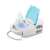Esperanza Zephyr compressor nebulizer, white and blue, with mask and mouthpiece