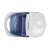 Top view of Esperanza Zephyr compressor nebulizer, white and blue