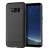 Forcell CARBON tok Samsung Galaxy S8 black phone case, front and back view