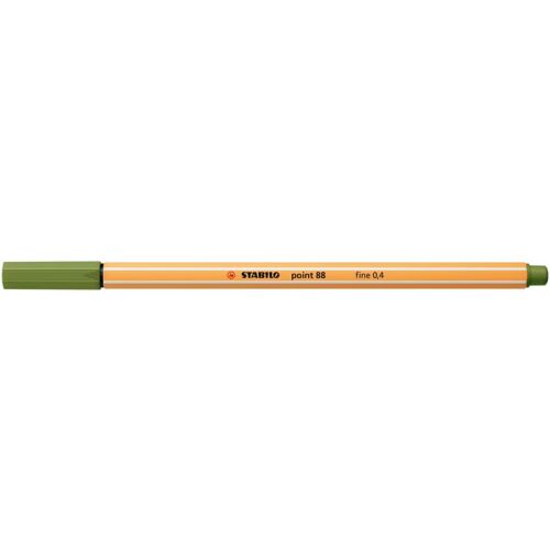 STABILO Point 88 moha zöld tűfilc, 0.4mm hegy - Rostirón és tűfilc