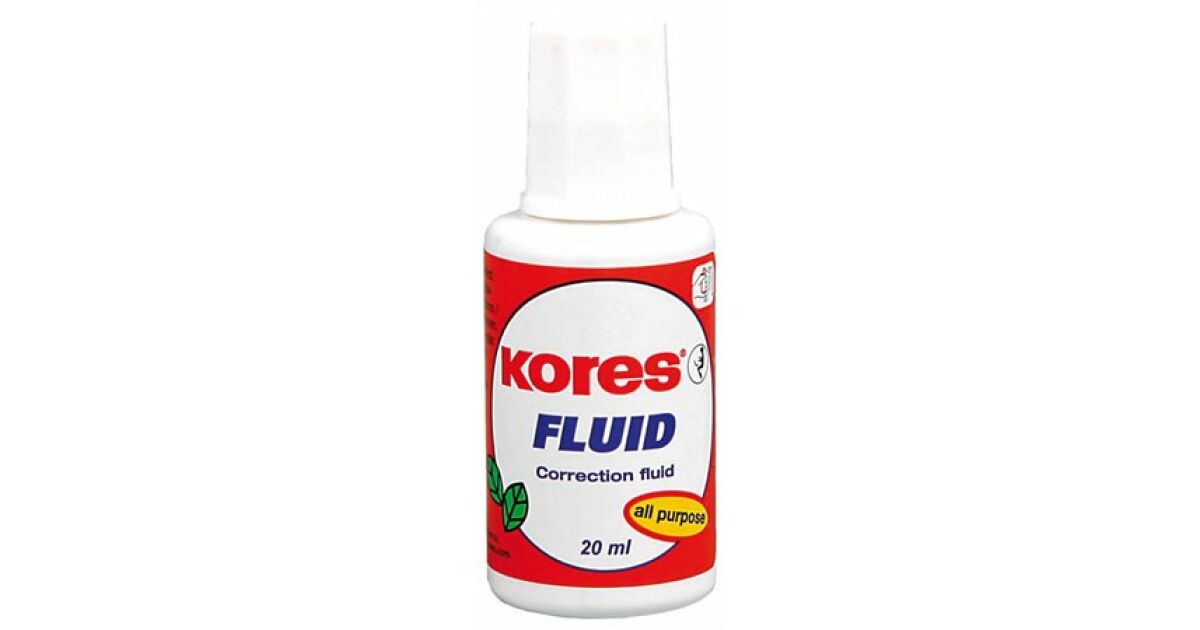 Hibajavító folyadék, oldószeres, 20 ml, KORES Fluid | Pepita.hu