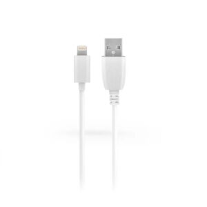 Maxlife USB - Lightning adat- és töltőkábel 3 m-es vezetékkel - Maxlife 8-PIN USB Cable - 5V/2A - fehér (TF-0064) 140108680 - Cabluri Lightning
