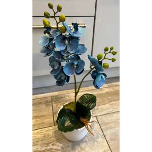 1 szálas kék orchidea dekor 44398615 Lakásdekoráció