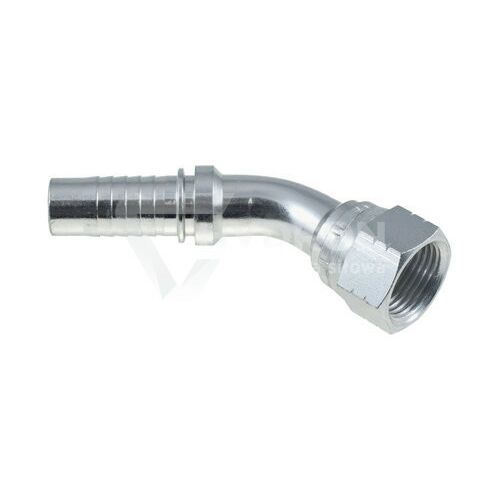 45°-os DKJ DN08 5/8" UNF hidraulikus tömlő csatlakozó, szögletes fitting - Öntözés
