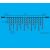 LED icicle lights dimensions, 5 meter string, warm white color