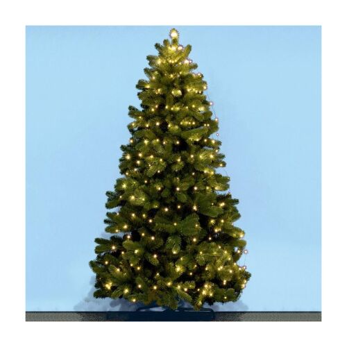 Christmas tree decorated with Micro LED string lights, warm white