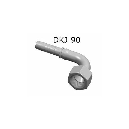 DKJ 90° DN06 1/2" UNF Z-csatlakozó, 90 fokos hidraulikus tömlőcsatlakozó - Öntözés