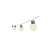 LED bulb string lights, warm white, 20 bulbs, hanging