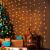 Home KIN 126C/WW LED curtain lights decorating a room for Christmas